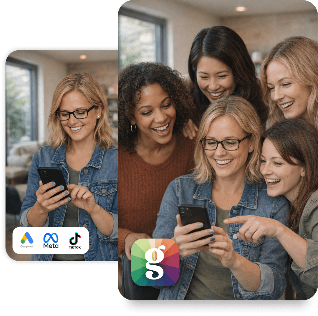 Group of friends choosing an activity together on Gather